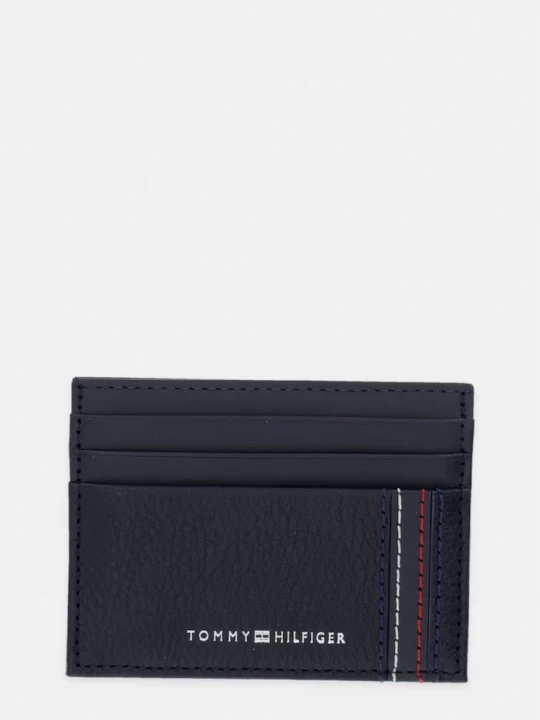 Obrázek produktu Tommy Hilfiger pouzdro na karty pánské kožené námořnická modř