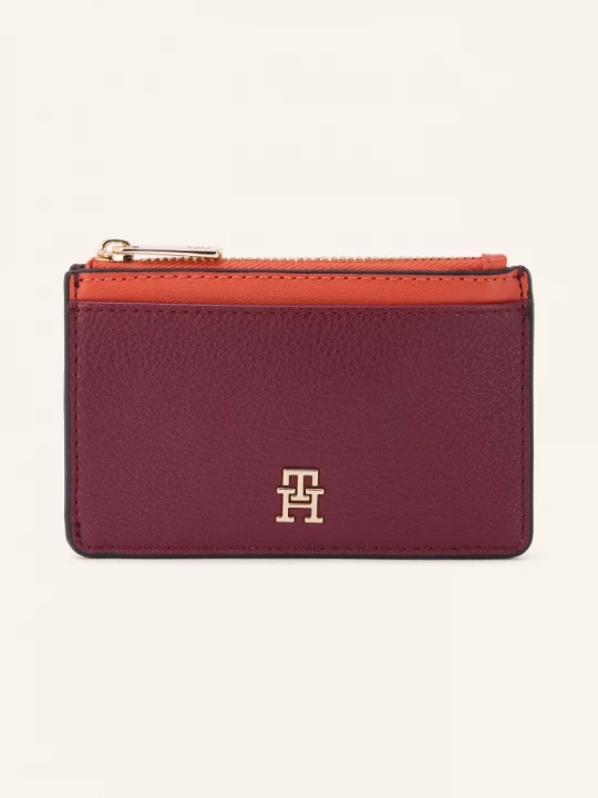 Obrázek produktu Tommy Hilfiger Pouzdro Na Karty tmavě červená / zlatá / oranžová