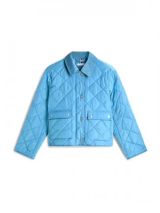 Obrázek produktu TOMMY HILFIGER Přechodná bunda aqua modrá