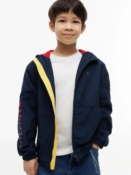 Obrázek produktu Tommy Hilfiger přechodová bunda dětská námořnická modř
