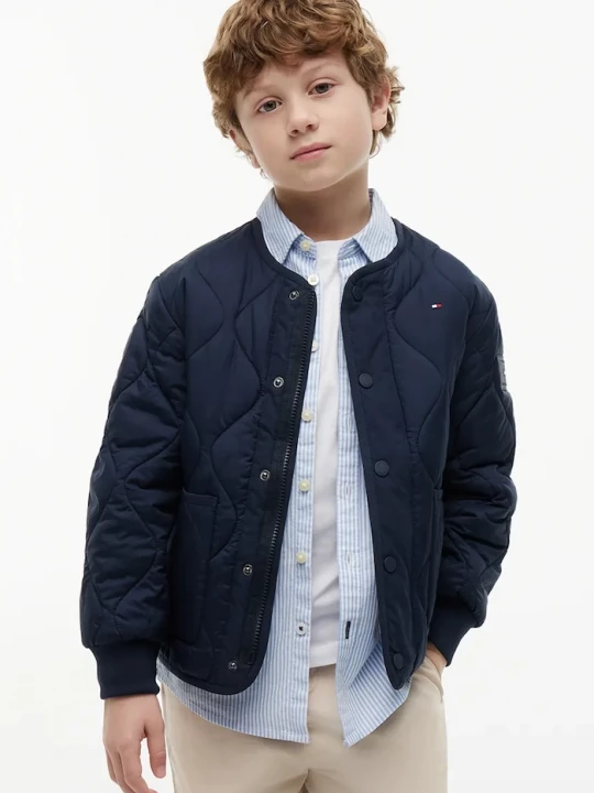 Obrázek produktu Tommy Hilfiger přechodová bunda dětská námořnická modř