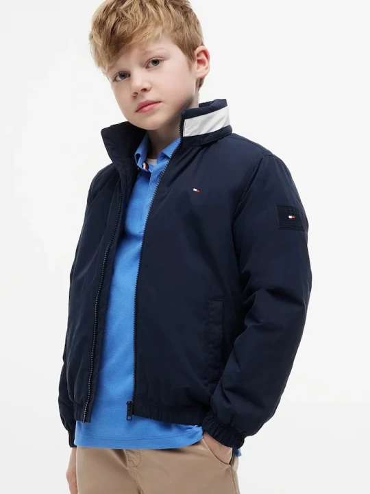 Obrázek produktu Tommy Hilfiger přechodová bunda dětská námořnická modř