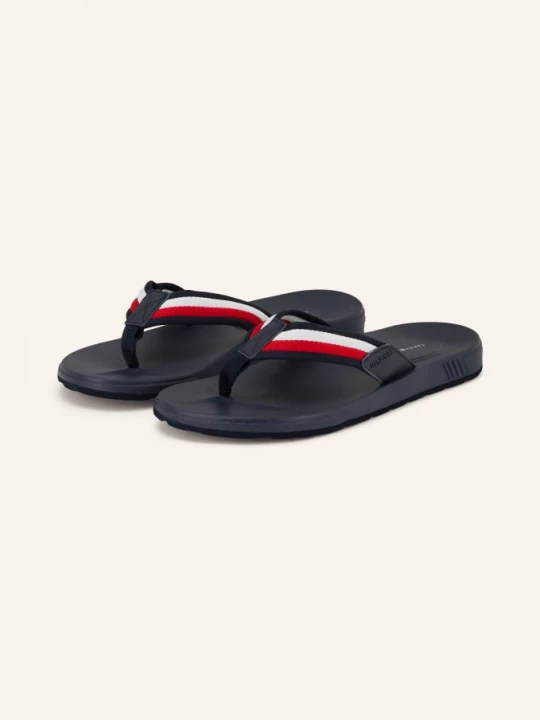 Obrázek produktu Tommy Hilfiger Prstové Sandály tmavě modrá / červená / bílá
