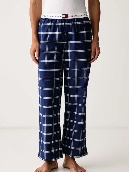 Obrázek produktu Tommy Hilfiger pyžamové kalhoty dámské bavlněné námořnická modř
