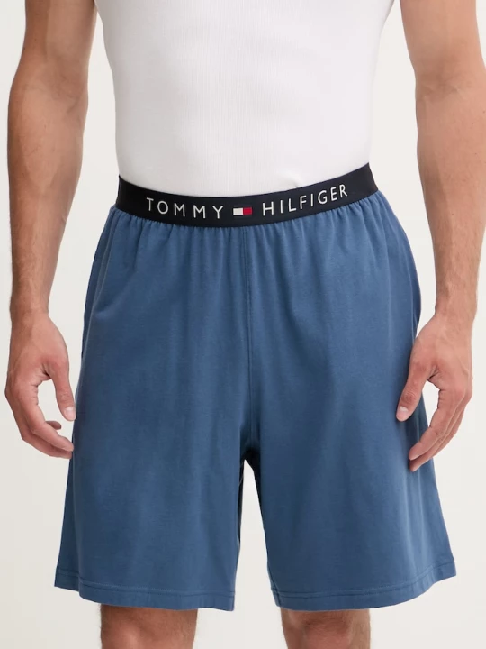 Obrázek produktu Tommy Hilfiger Pyžamové šortky pánské bavlněné s elastanem modrá