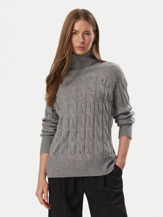 Obrázek produktu Tommy Hilfiger Rolák WW0WW46791 Tmavě šedá Regular Fit