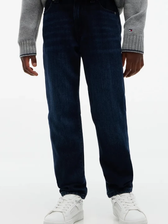 Obrázek produktu Tommy Hilfiger rovné džíny dětské STRAIGHT námořnická modř