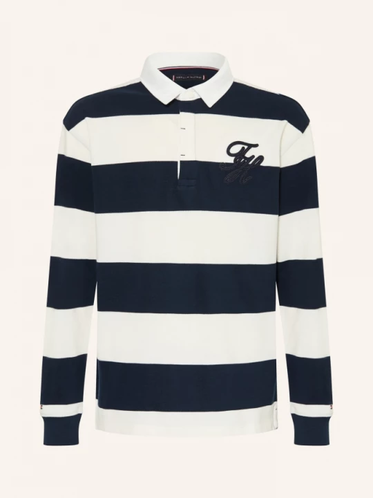 Obrázek produktu Tommy Hilfiger Rugbyové Tričko tmavě modrá / bílá