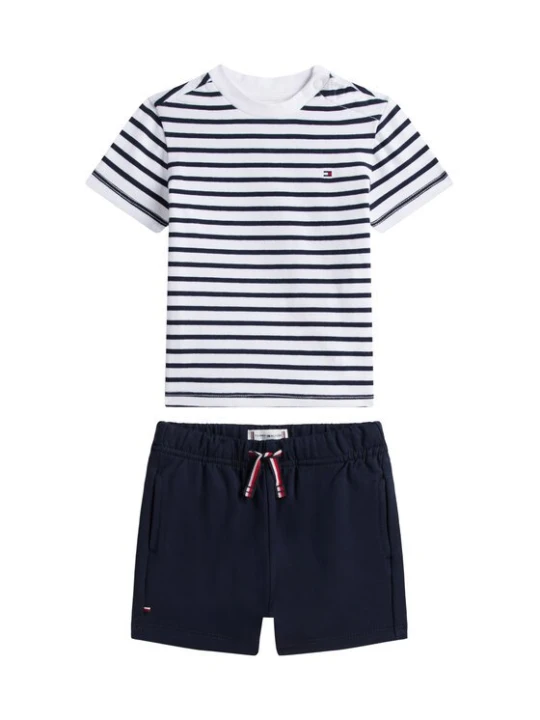 Obrázek produktu Tommy Hilfiger Sada T-shirt a šortky Essential KN0KN02379 Tmavomodrá Regular Fit