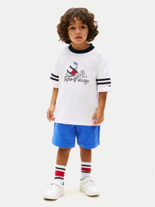 Obrázek produktu Tommy Hilfiger Sada T-shirt a šortky Wavy Flag KB0KB10410 Barevná Regular Fit