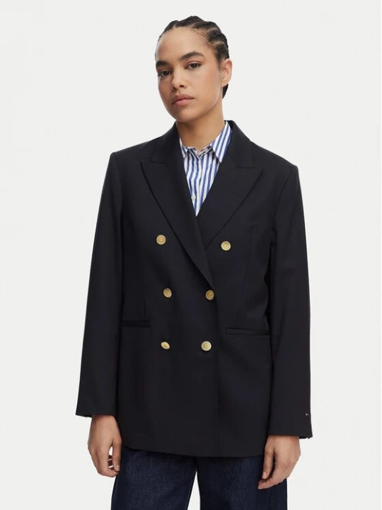 Obrázek produktu Tommy Hilfiger Sako WW0WW50784 Tmavomodrá Relaxed Fit