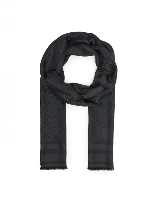 Obrázek produktu Tommy Hilfiger Šál Th Monogram Scarf AW0AW18273 Černá