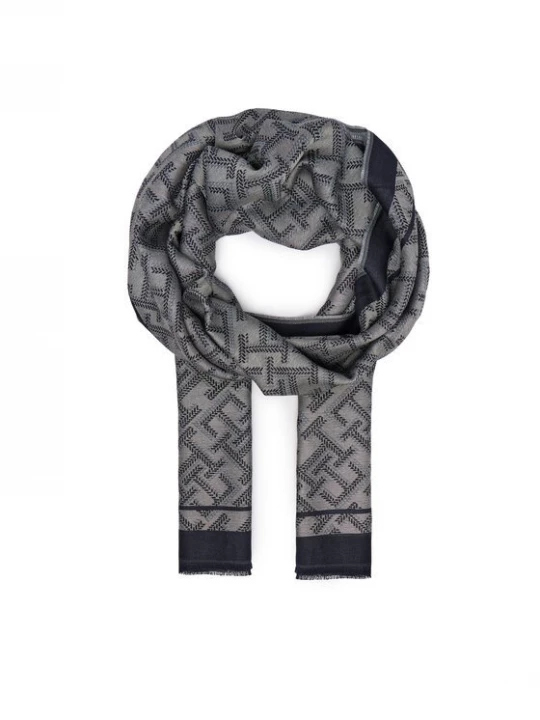 Obrázek produktu Tommy Hilfiger Šál Th Monologo AW0AW19115 Tmavomodrá