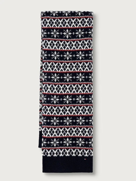 Obrázek produktu Tommy Hilfiger šála pánská s vlnou námořnická modř