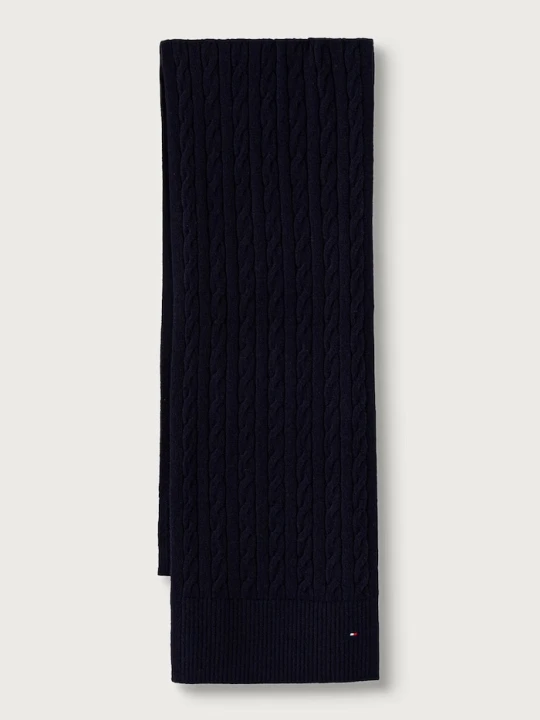 Obrázek produktu Tommy Hilfiger šála pánská s vlnou námořnická modř