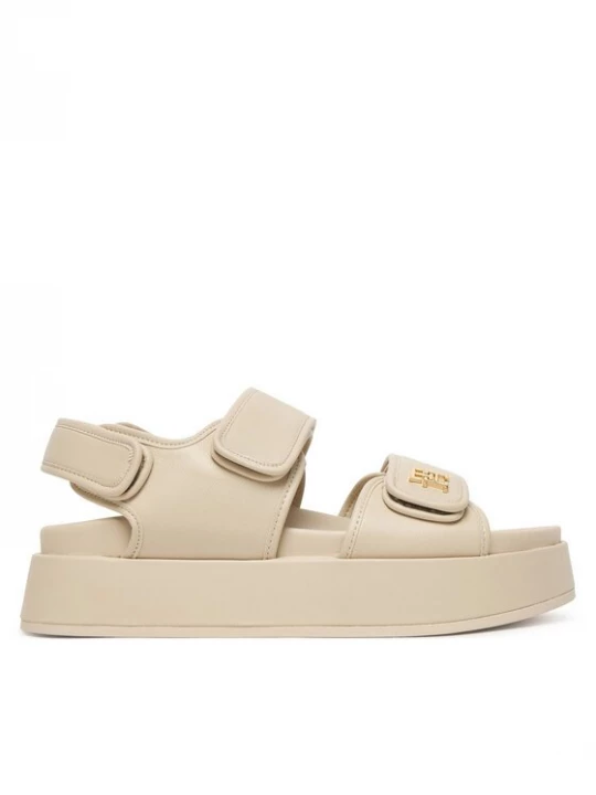 Obrázek produktu Tommy Hilfiger Sandály Leather Sporty Platform Sandal FW0FW09119 Béžová