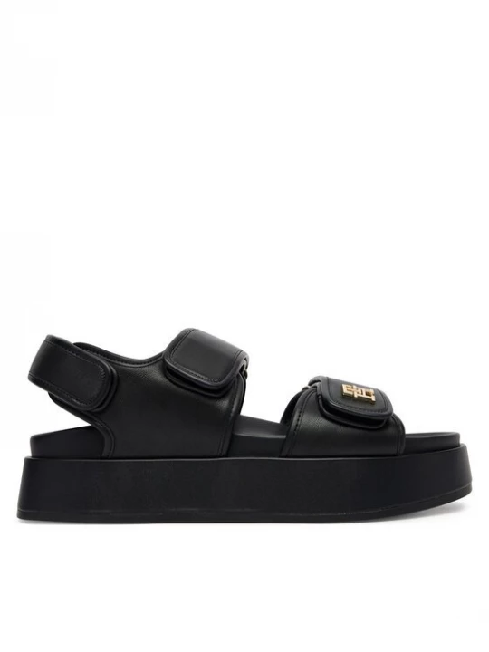 Obrázek produktu Tommy Hilfiger Sandály Leather Sporty Platform Sandal FW0FW09119 Černá