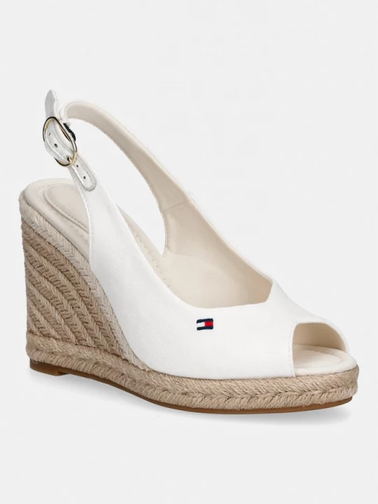 Obrázek produktu Tommy Hilfiger sandály na klínku FLAG HIGH WEDGE ESPAD SLINGBACK