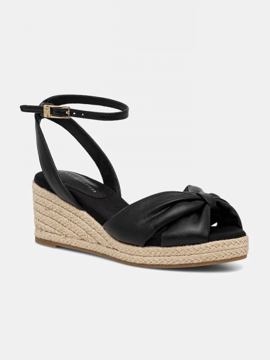 Obrázek produktu Tommy Hilfiger Sandály Tommy Hilfiger TH BOW MID CORK WEDGE černá