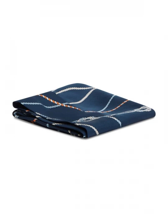 Obrázek produktu TOMMY HILFIGER Šátek 'Rope Print Pure' režná / modrá / marine modrá / humrová