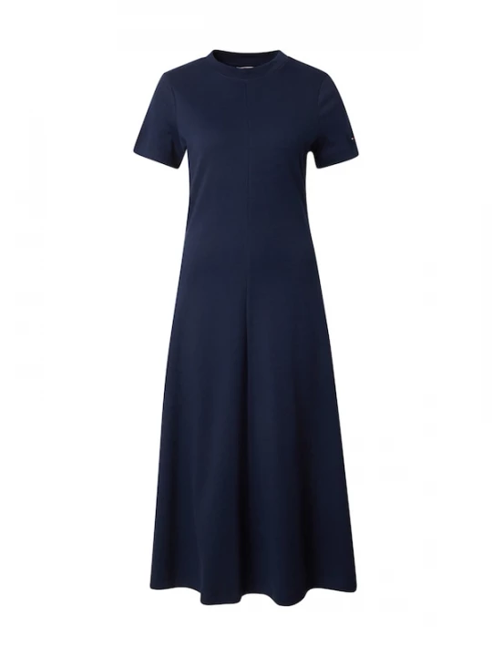 Obrázek produktu TOMMY HILFIGER Šaty 'Interlock Midi Fit And Flare' modrá