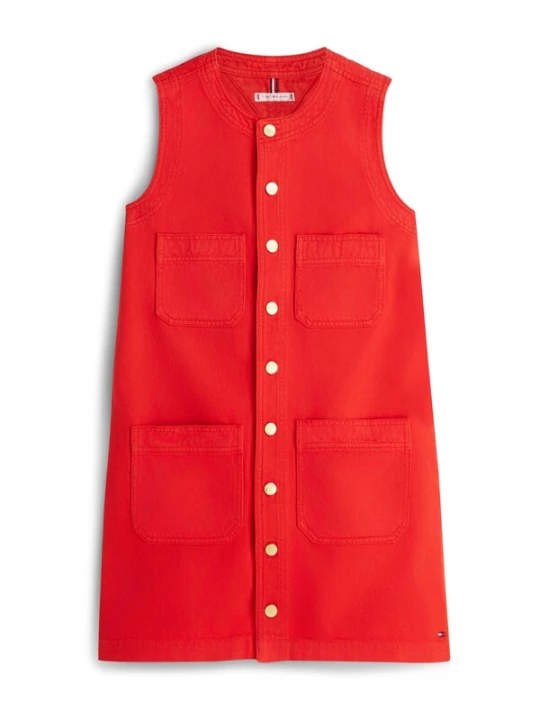 Obrázek produktu TOMMY HILFIGER Šaty oranžově červená