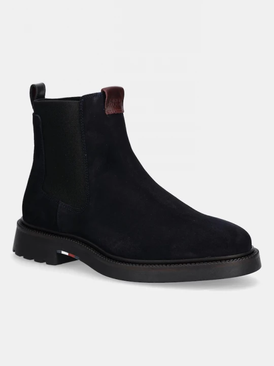 Obrázek produktu Tommy Hilfiger Semišové kotníkové boty Tommy Hilfiger COMFORT LWT SDE CHELSEA námořnická modř