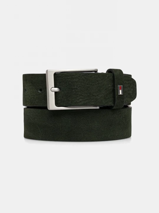 Obrázek produktu Tommy Hilfiger Semišový pásek Tommy Hilfiger zelená