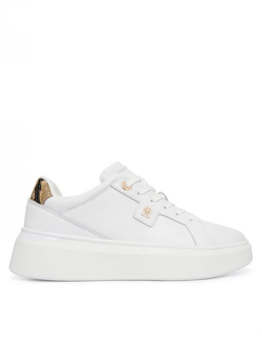 Obrázek produktu Tommy Hilfiger Sneakersy Chic Platform Snake FW0FW09456 Bílá