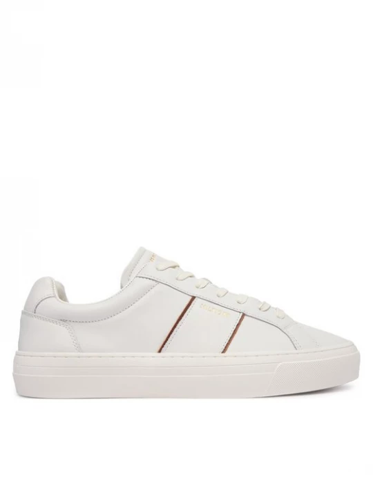 Obrázek produktu Tommy Hilfiger Sneakersy Dress Casual Leather Sneaker FM0FM05989 Krémová