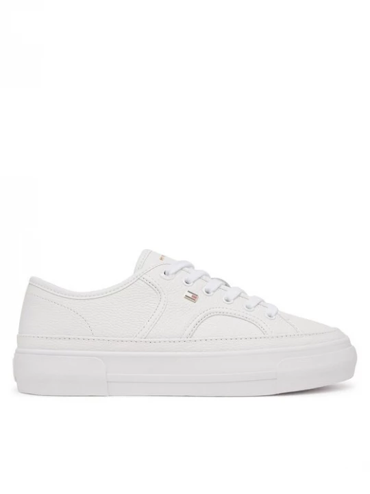Obrázek produktu Tommy Hilfiger Sneakersy Platform Vulc Piping Ltr FW0FW09393 Bílá