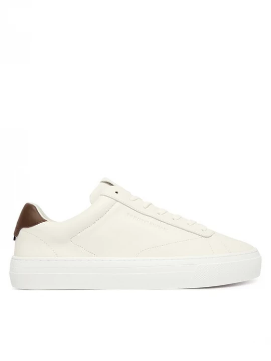 Obrázek produktu Tommy Hilfiger Sneakersy Premium Dress Cupsole Lth FM0FM05572 Écru Krémová