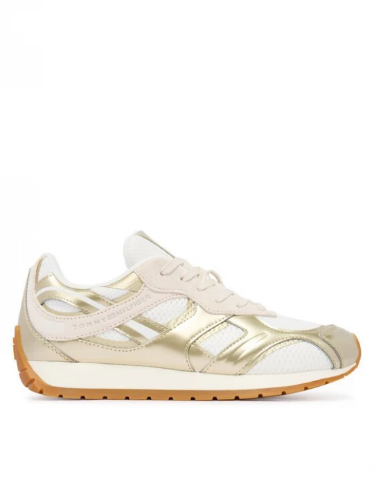 Obrázek produktu Tommy Hilfiger Sneakersy Th Chic Metallic Retro Runner FW0FW09191 Zlatá