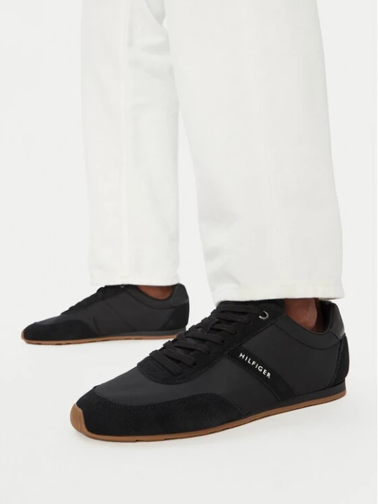 Obrázek produktu Tommy Hilfiger Sneakersy Th Lo Run Icon Summer Mix FM0FM05905 Černá