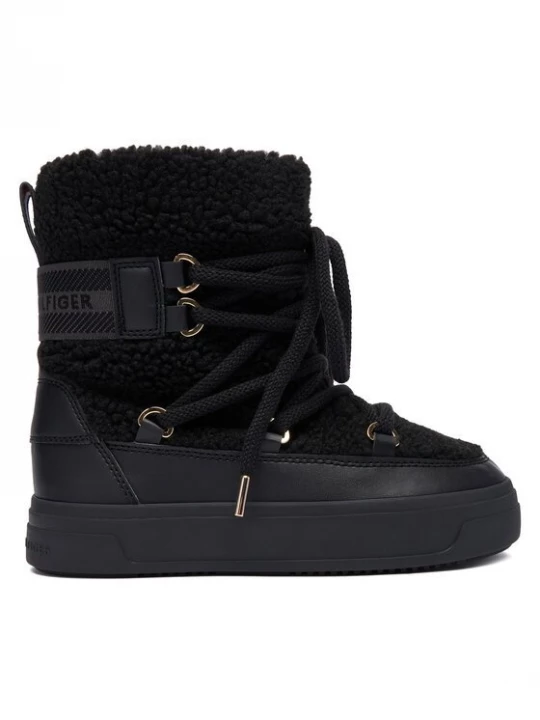 Obrázek produktu Tommy Hilfiger Sněhule Faux Shearling Snowboot FW0FW08788 Černá