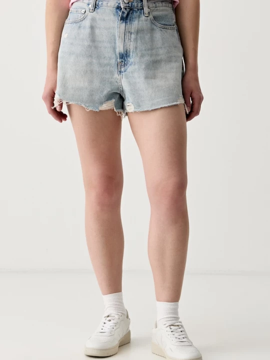Obrázek produktu Tommy Hilfiger šortky dámské džínové modrá
