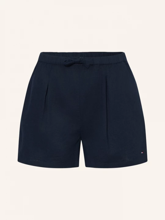 Obrázek produktu Tommy Hilfiger Šortky Z Lnu tmavě modrá