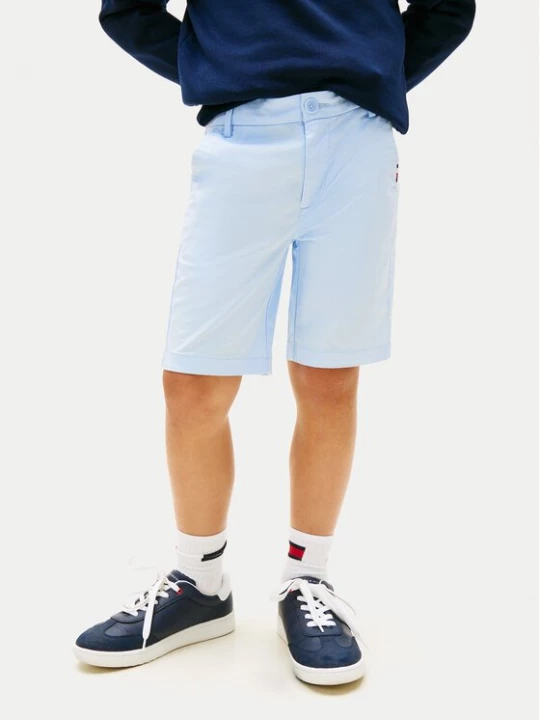 Obrázek produktu Tommy Hilfiger Šortky z materiálu 1986 Essential KB0KB09641 Světle modrá Regular Fit