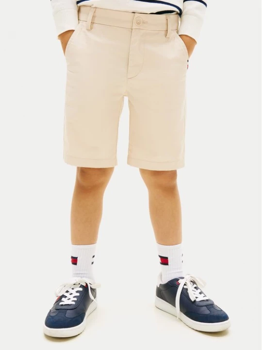 Obrázek produktu Tommy Hilfiger Šortky z materiálu 1987 Essential KB0KB09641 Béžová Regular Fit