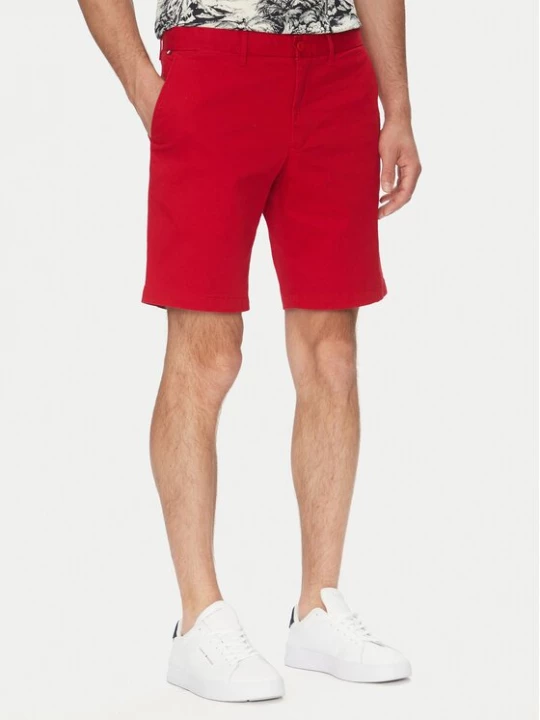 Obrázek produktu Tommy Hilfiger Šortky z materiálu Brooklyn MW0MW23563 Červená Regular Fit