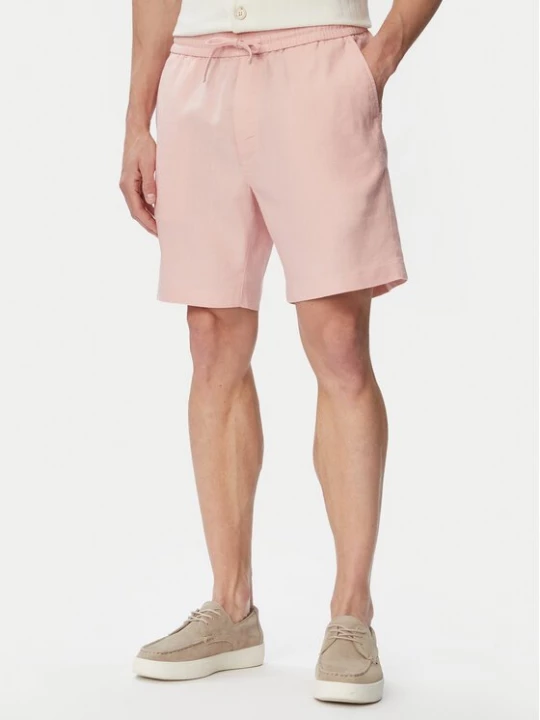 Obrázek produktu Tommy Hilfiger Šortky z materiálu Dover MW0MW44353 Světle růžová Regular Fit