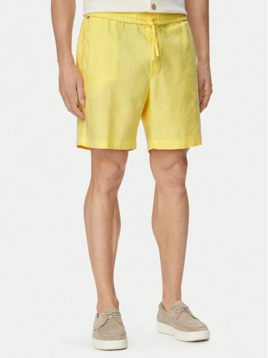 Obrázek produktu Tommy Hilfiger Šortky z materiálu Dover MW0MW44353 Světle žlutá Regular Fit