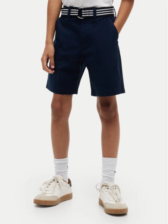 Obrázek produktu Tommy Hilfiger Šortky z materiálu Essential KB0KB10246 Tmavomodrá Loose Fit