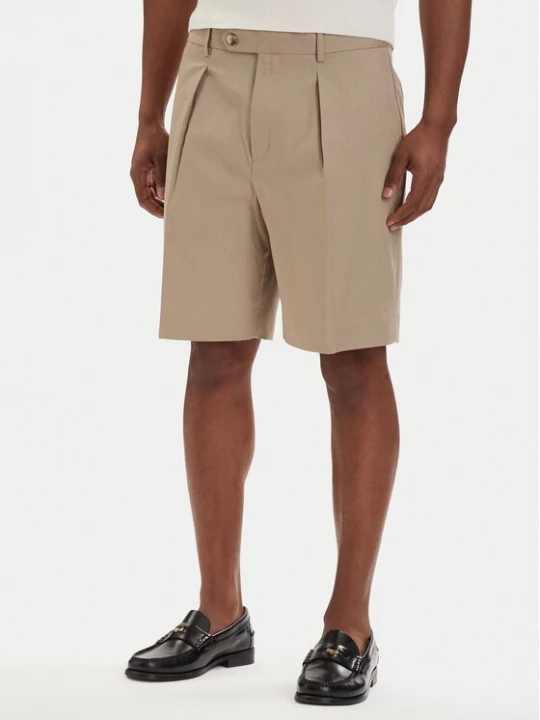Obrázek produktu Tommy Hilfiger Šortky z materiálu Smart Casual MW0MW42670 Světle béžová Relaxed Fit