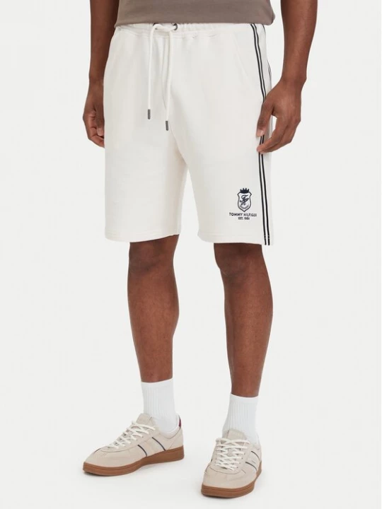 Obrázek produktu Tommy Hilfiger Sportovní kraťasy Crest Embroidery MW0MW42878 Světle béžová Relaxed Fit