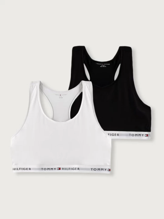 Obrázek produktu Tommy Hilfiger sportovní podprsenka dámská bavlněná s elastanem černá