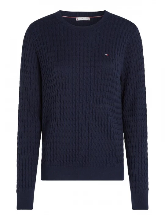 Obrázek produktu TOMMY HILFIGER Svetr 'Cable' marine modrá