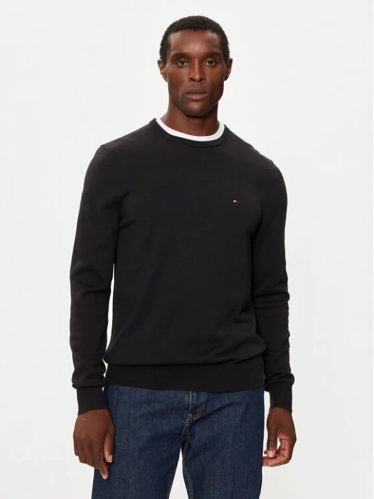 Obrázek produktu Tommy Hilfiger Svetr Essential MW0MW14748 Černá Regular Fit