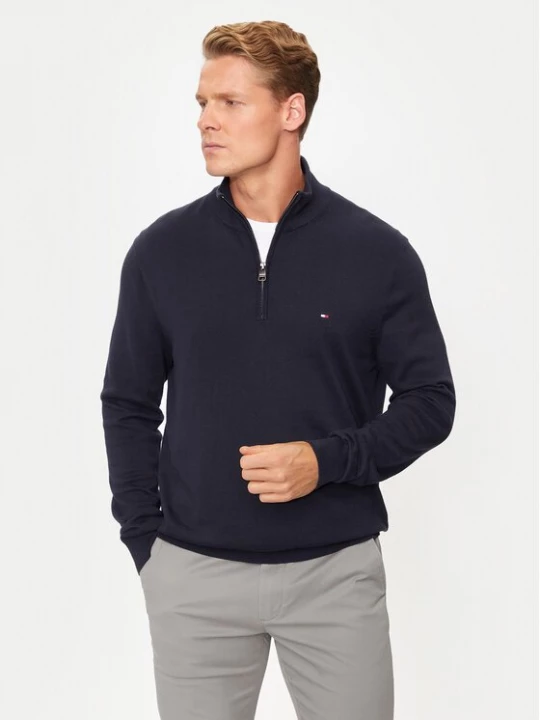 Obrázek produktu Tommy Hilfiger Svetr Essential MW0MW37331 Tmavomodrá Regular Fit