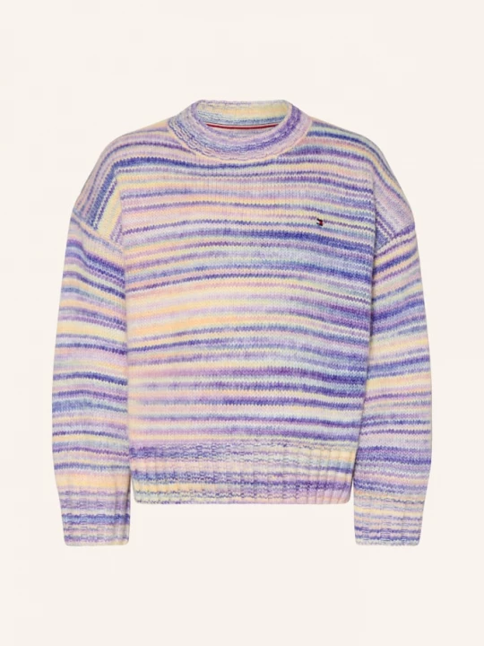 Obrázek produktu Tommy Hilfiger Svetr fialová / tmavě oranžová / modrá
